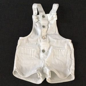 White denim romper